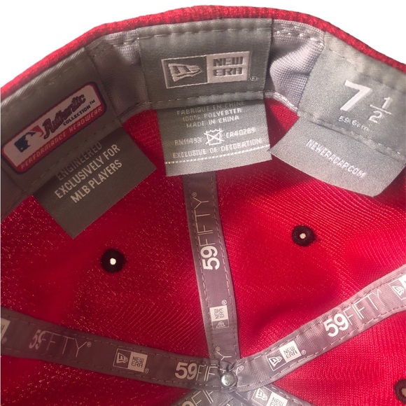 Washington Nationals MLB New Era Fitted Hat Cap Sz 7 1/2 *CLEAN - Picture 7 of 7